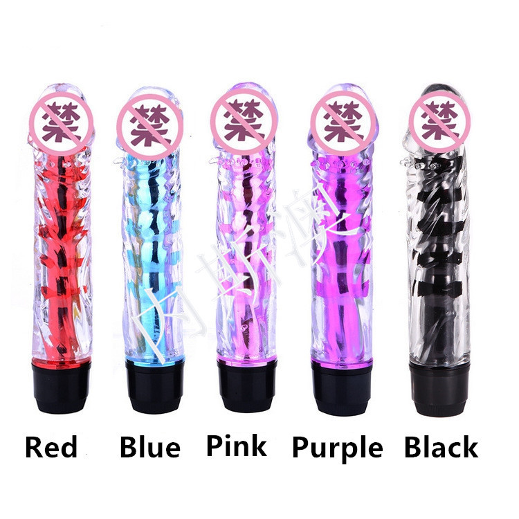 JoyPark small bald head with spiked crystal vibrator single…