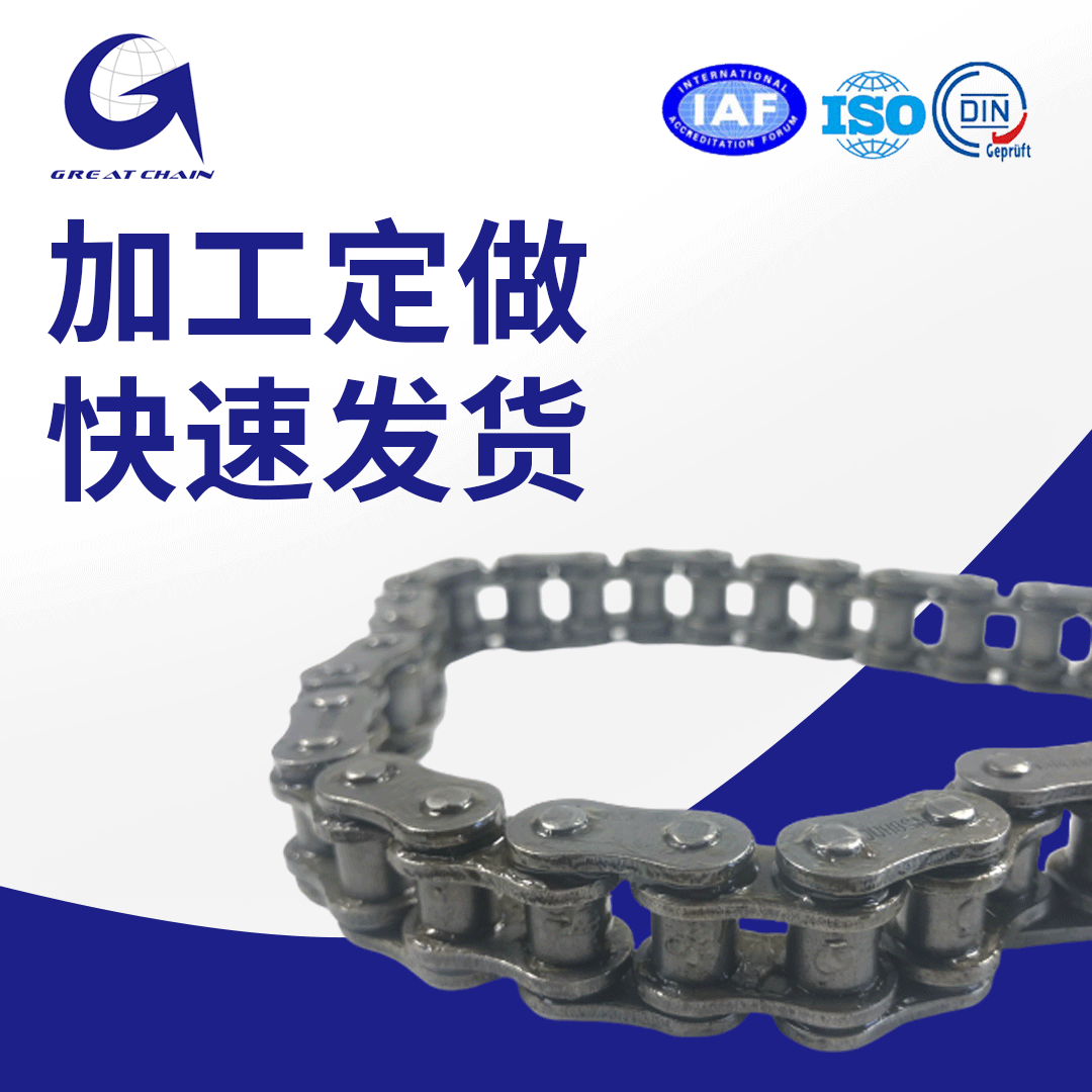 X型黄金油封圈链条 镀铜油耐磨封圈链条 摩托车油封圈链条厂家