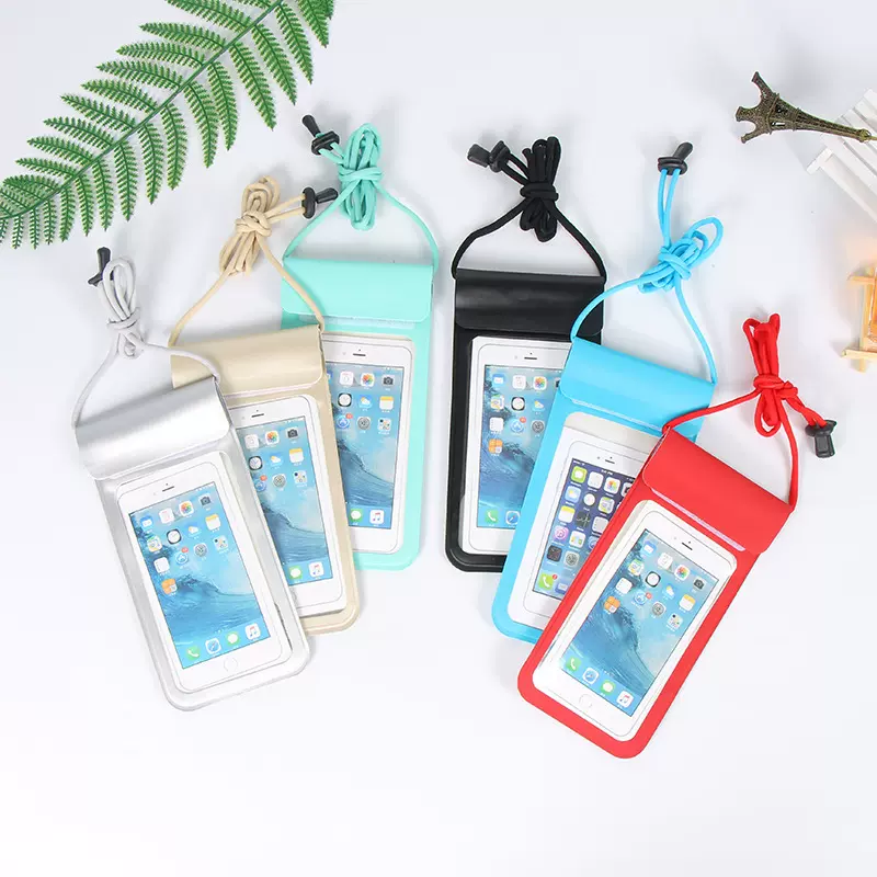 现货透明手机防水袋pvc手机防水袋户外游泳潜水手机套可触屏