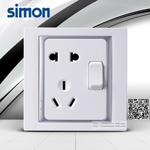 西蒙 simon 58系列 两极加两极带接地插座加开关S51086B