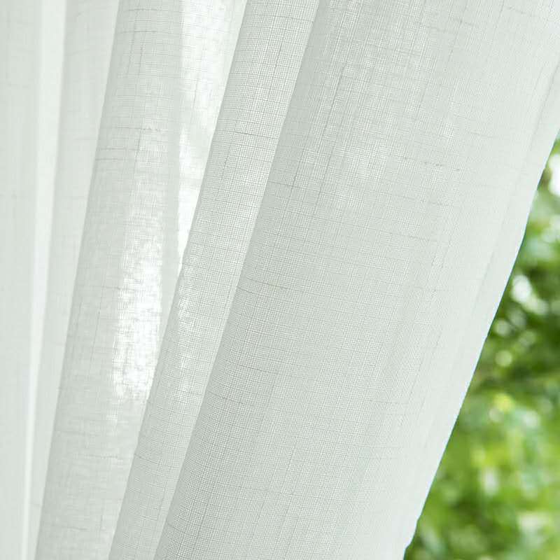 Heart-Shaped Cross Linen Yarn Engineering Yarn White Sheer Curtain Versatile Simple Window Screen Partition Light-Transmitting Hotel Linen Curtain Heart-Shaped Cross Linen Yarn Engineering Yarn White Sheer Curtain Versatile Simple Window Screen Partition Light-Transmitting Hotel Linen Curtain