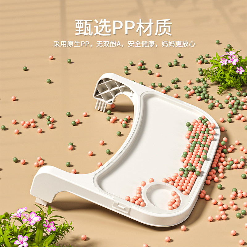 廠家批發寶寶餐椅便攜式兒童吃飯餐桌凳可調節家用防滑加厚叫叫椅
