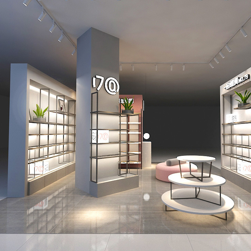 定作高档烤漆展示柜商场鞋包产品展示柜商业展柜商用直播间陈列柜