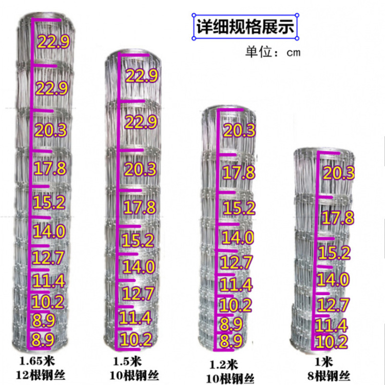 亿阔牛栏网厂家直销草原防护网农业养殖围栏 镀锌丝养殖牛栏网
