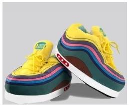 Tiktok mismo estilo parodia zapatos de grasa Coco pareja Zapatillas de algodón volver al futuro casa piso Kang hebilla 1 zapatos de algodón
