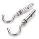 304 stainless steel expansion hook extended expansion screw ceiling hook galvanized implosion bolt M6/M8/M10