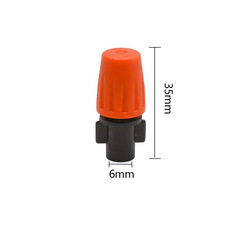 4/7 Orange Single Adjustable Atomizing Nozzle Agricultural Micro Sprinkler Adjustable Close Atomization Humidification