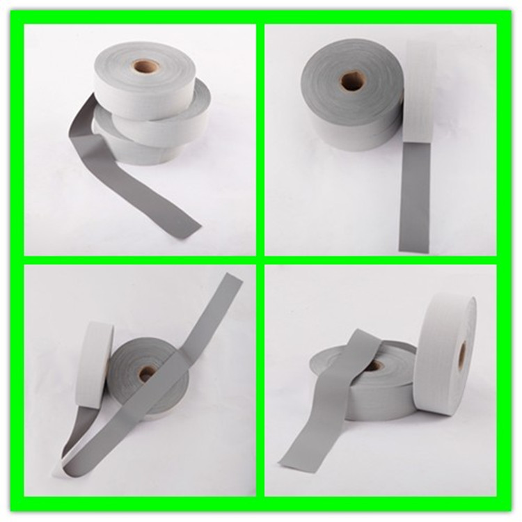 现货欧标高亮TC反光布反光带 工装反光条5cm 银灰色反光面料厂家