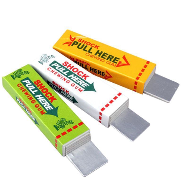 April Fool's Day Electric Shock Toy Chewing Gum Prank Electric Shock Toy Tricky Artificial Electric Man Chewing Gum
