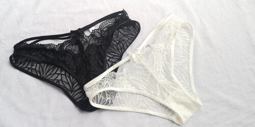 French sexy transparent temptation lace women's low-waist briefs sexy underwear thong T-pants cross-border supply