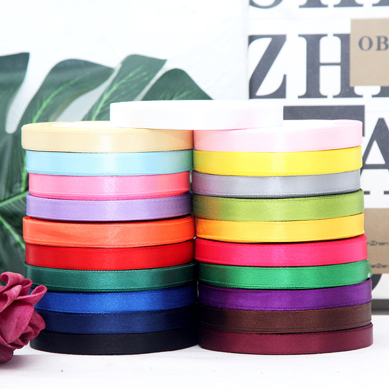 Fábrica al por mayor 1 a 5cm flores regalo cinta de poliéster pastel caja de regalo cinta de embalaje cinta de bricolaje hecho a mano