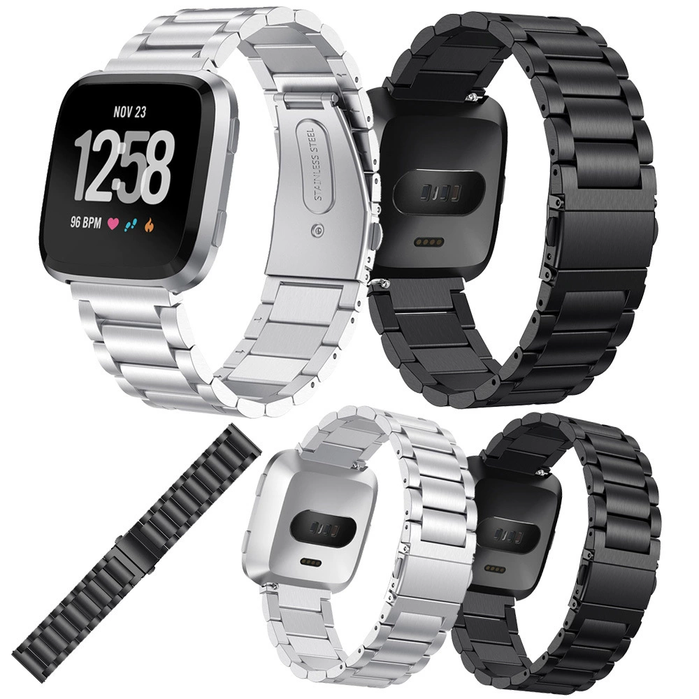 Подходит для оригинального ремня Versa Lite/Versa2 три плоских стальных ремешка