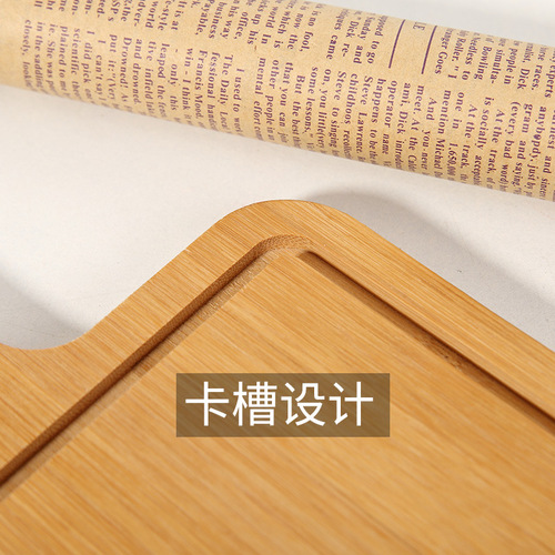 Italian Restaurant Coffee Bread Pizza Tray Bamboo Tableware French Fries Chicken Wing Plate Creative Hotel Restaurant Dinner Plate