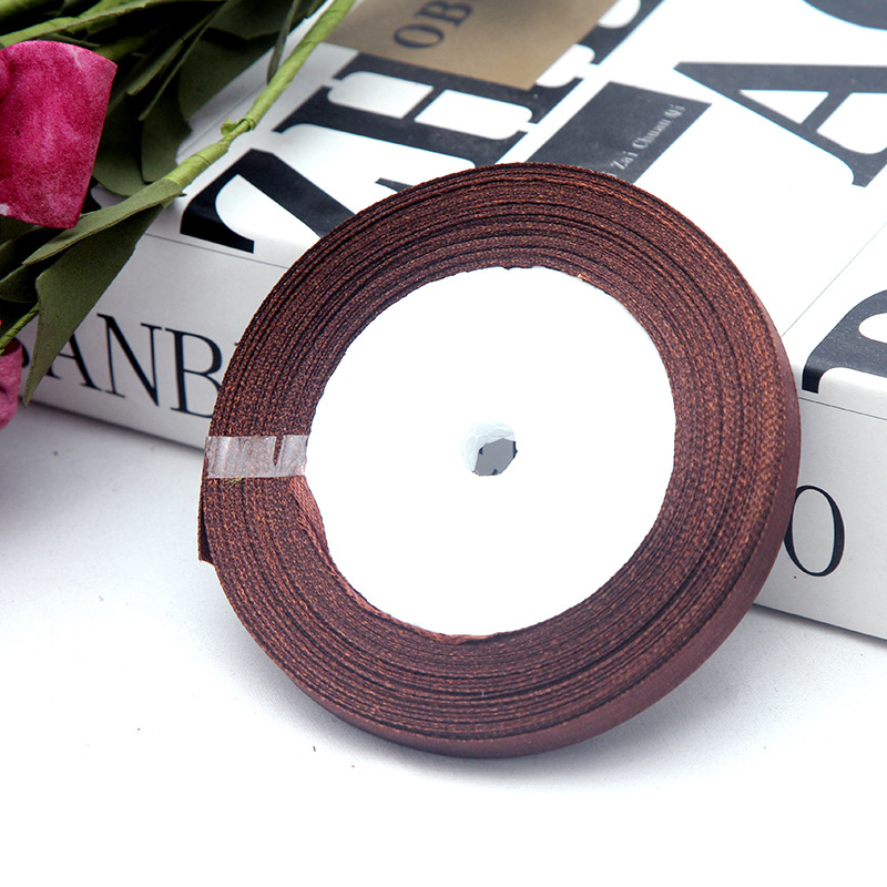 Fábrica al por mayor 1 a 5cm flores regalo cinta de poliéster pastel caja de regalo cinta de embalaje cinta de bricolaje hecho a mano