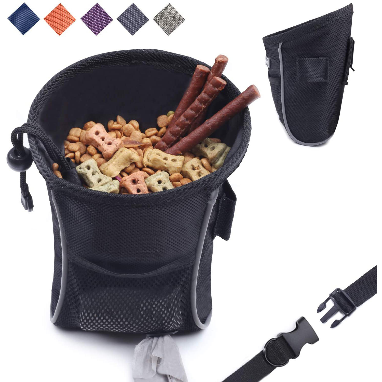 Pet snack bag dog training waist bag dog snack bag pet outing snack bag dog training waist bag