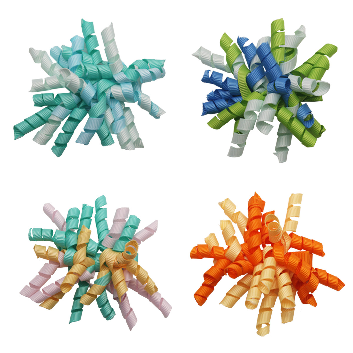 Cross-border de los niños arco accesorios para el cabello Arco Iris rollo banda de hilo de goma de Navidad regalo del tocado DIY2155