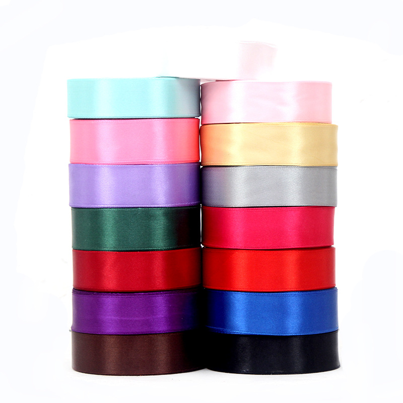 Caja de regalo del todo partido 2,5 cm cinta decoración de la boda silla espalda regalo embalaje cinta al por mayor