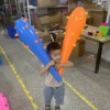 Inflatable toy, hammer
