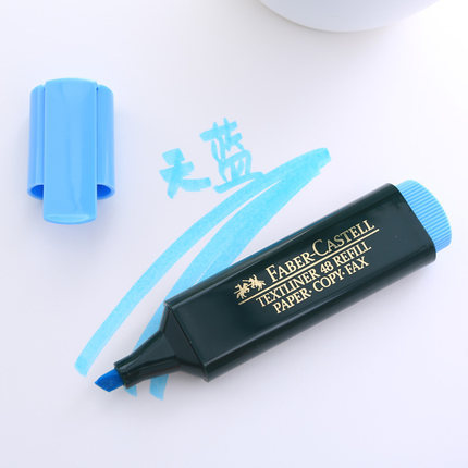 Faber-Jia resalte pluma de marcado clave 1548/1546 estudiante de color caramelo marcado pluma de marcado pluma llamativa pluma