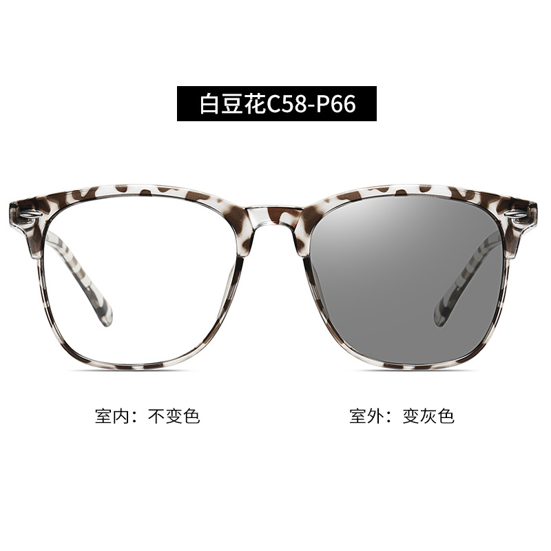 Nuevas gafas anti luz azul que cambian de color para hombres y mujeres, gafas fotocromáticas inteligentes BS3323, se pueden montar con lentes graduadas, venta al por mayor.