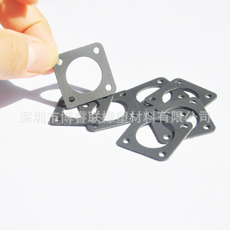 厂家直销 多规格导电硅胶衬垫 石墨镀镍导电材质衬垫可多尺寸