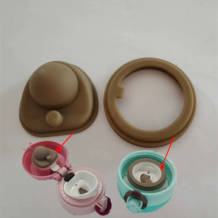 Термос-чашка небольшого размера с ручной крышкой уплотнительное кольцо силиконовая герметичная накладка