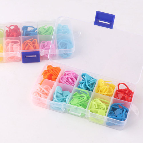 Plastic sewing knitted sweater marker buckle wool crochet pin marker knitting marker needle fixed buckle buckle