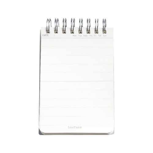 pp cover notebook coil notebook a7 student English notepad creative stationery wholesale