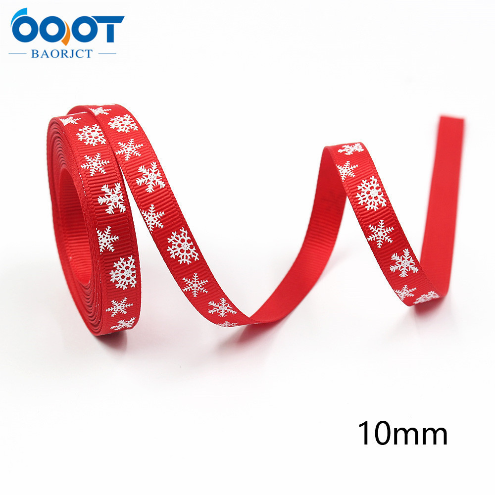 10mm Navidad cinta regalo embalaje arco material fiesta decoración cinta color sólido carta de Navidad cinta