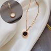 Brand fashionable chain for key bag  stainless steel, necklace, Korean style, 2020, internet celebrity, simple and elegant design