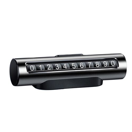 Rolling car temporary parking plate metal wholesale high-end diy car roller moving car phone number plate