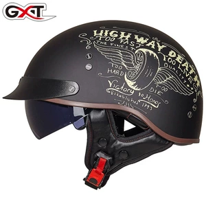 Yaylıq motosiklet dəbilqələri, Harley dəbilqələri, yaz-payız retro yarım dəbilqələr