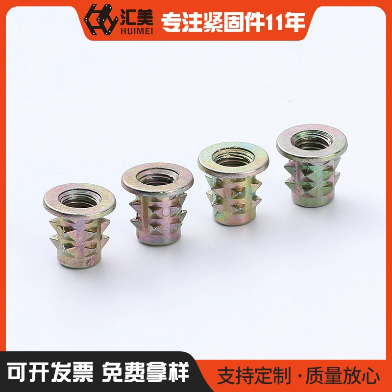 M5 колючая гайка M4 внутренние и внешние зубы колючая гайка шип гайка M6 мебельная гайка