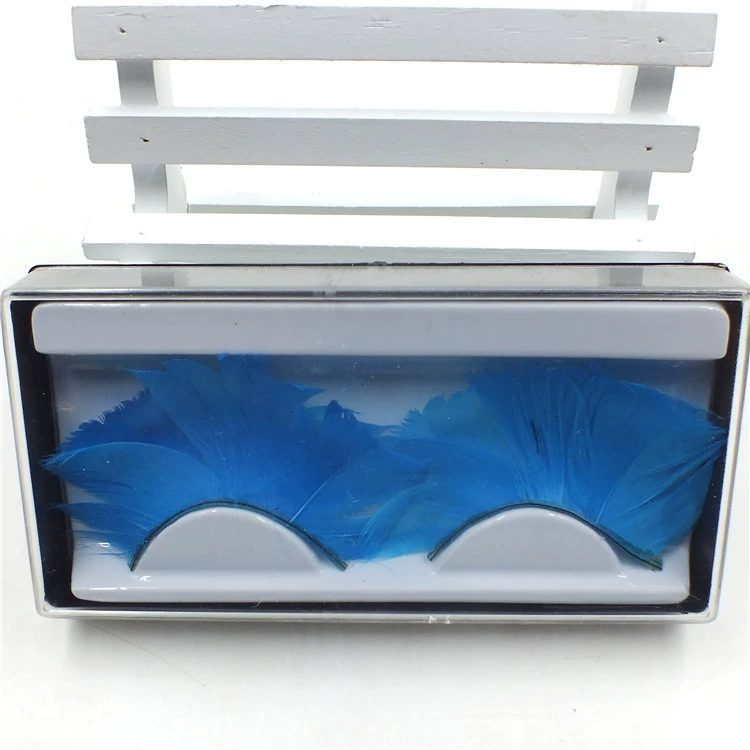 Blue false eyelashes, wholesale