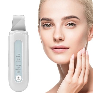 Autumn-seeking ultrasonic skin scraper to remove blackheads, acne, dirt, pore cleaning EMS beauty instrument micro-current skin scraper