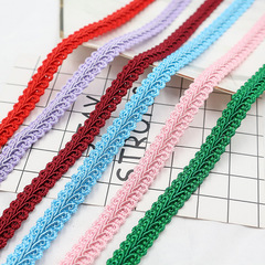 Manufacturer's cross-border hot style 1.2cm polyester centipede lace with color perennial style home textile lighting accessories