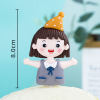 Children's decorations for boys and girls, ceramics, doll, dress up