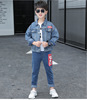 Children's denim autumn set, clothing, jacket for boys, 2020, western style, children's clothing, Korean style