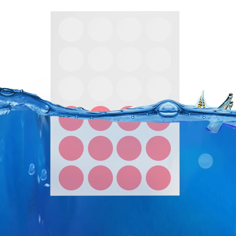 可逆遇水变色不干胶  遇水显色 遇水提示贴纸 变色不干胶