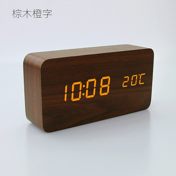 H6002 brown wood orange characters