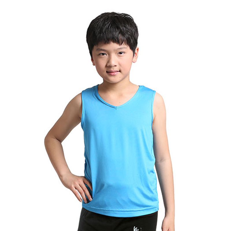 Boy's Vest-Lake Blue