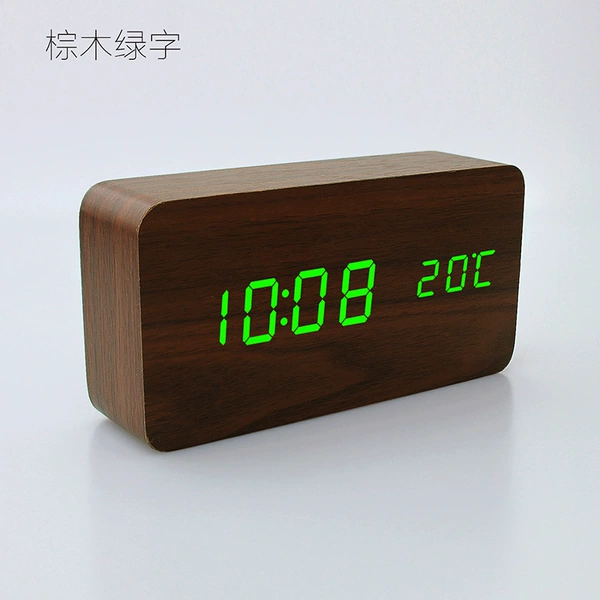 H6002 brown wood green characters