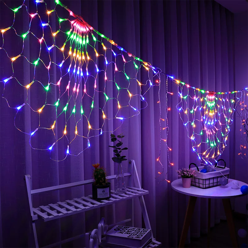 LED рождественские украшения для помещения, огни