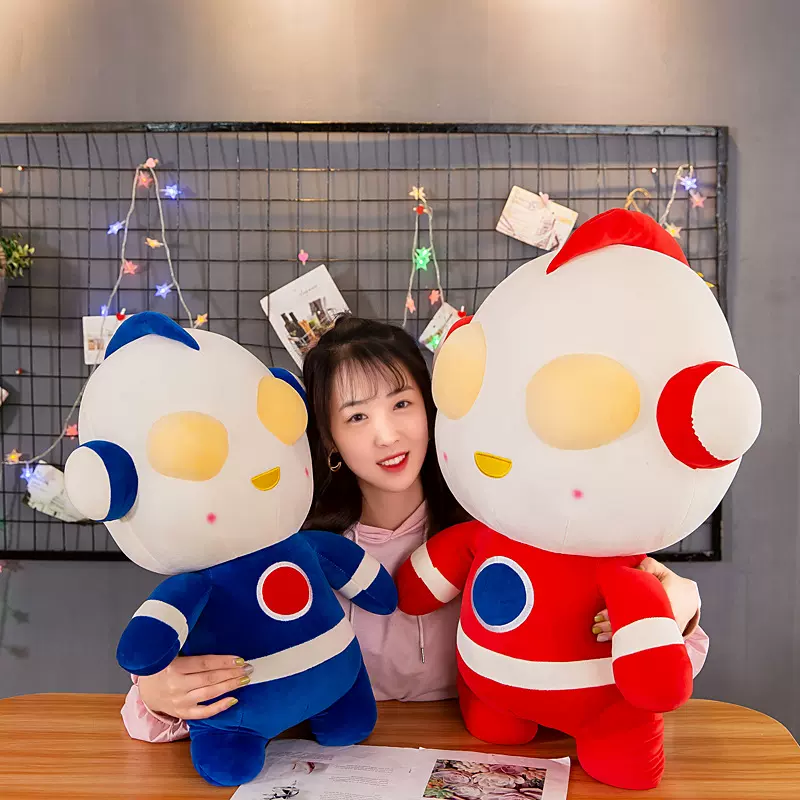 卡通Q版奥特曼毛绒玩具公仔咸蛋超人儿童玩偶爪机娃娃礼品兑换