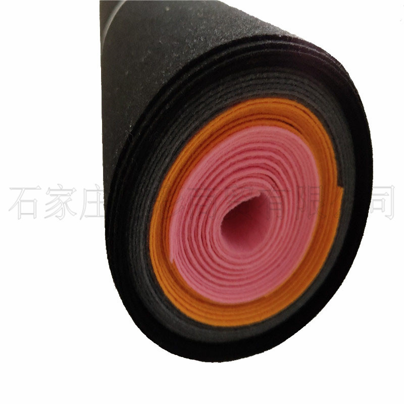 白亚克力毛毡2mm厚阻燃腈纶毛毡acrylic felt阻燃晴纶毡无纺布PAN
