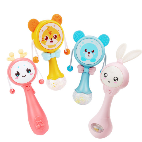 Baby rattle toy baby multifunctional hand rattle BB music stick newborn soothing sand hammer cross-border wholesale
