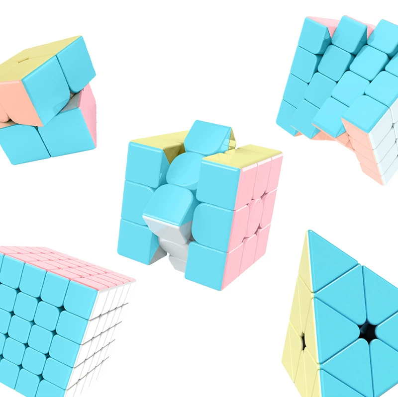 Rubik's cube, pyramid for beginners, toy, third order, early education