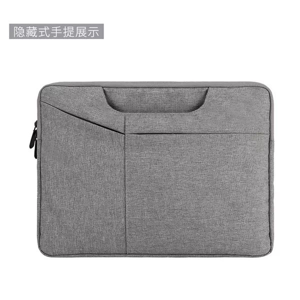 Business leisure computer bag high density flannel large capacity laptop bag computer bag for sale