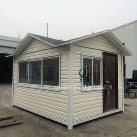 供应苏州岗亭活动房街道治安岗亭移动门卫房保安亭厂家直供可移动