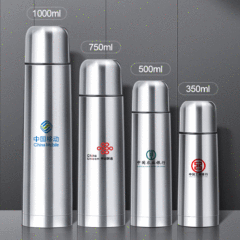304 Double-layer Stainless Steel Vacuum Bullet Insulated Water Bottle Gift Outdoor Portable Water Cup Export Trade Exclusive 